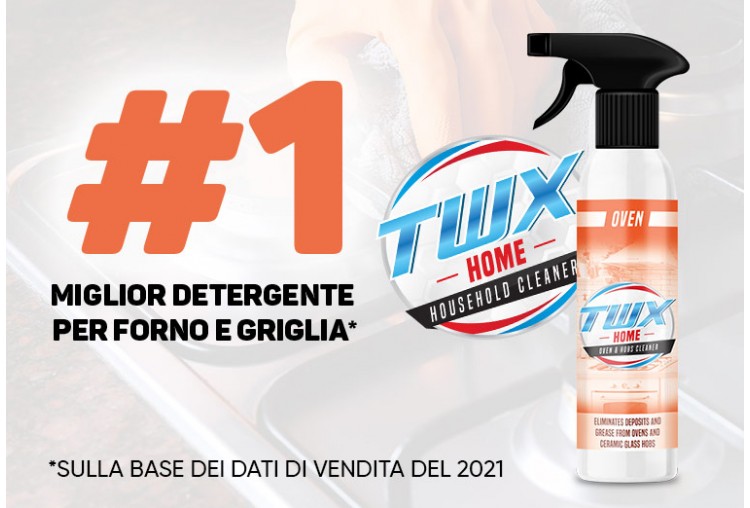 TWX® Home Oven – Pulitore senza vapore per forno e piani cottura 300 ml